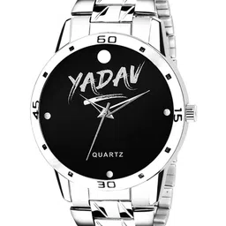 TARIDO Men Printed Dial & Bracelet Style Straps Analogue Watch TD4619SM01 BLACK DIAL STEEL CHAIN-16
