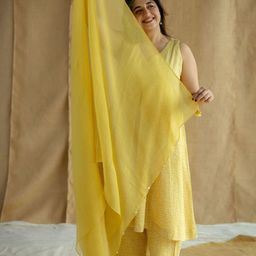 THE INDIAN ETHNIC CO Cotton Kota Doria Dupatta-41