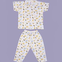 Yellow Bee Boys Printed Night suit-picture-35