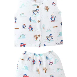 Honcho Baby Women Conversational Print Organic Cotton Sleeveless Top-picture-32