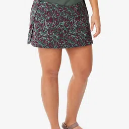 Quechua By Decathlon Printed Mini Hiking Skorts Skirt-picture-33