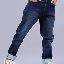 V-Mart Men Skinny Fit Mid-Rise Low Distress Light Fade Jeans-picture-20