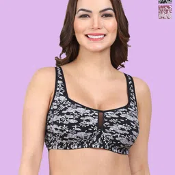 Amour Secret Floral Bra Half Coverage Lightly Padded-picture-33