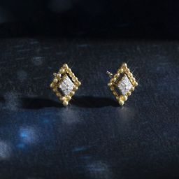 Mia by Tanishq 14KT Gold Natural Diamond Stud Earrings - 2.008 gm-picture-35