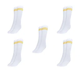 MUKHAKSH Unisex White Socks-image-96