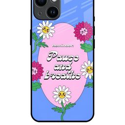 QRIOH Floral Printed iPhone 14 Back Case Mobile Accessories-image-30