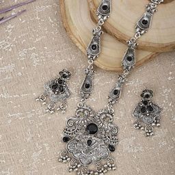 PUJVI Kundan Studded & Beaded Jewellery Set-15