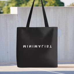the sack co Black Canvas Tote Bag-image-47