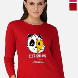 Metronaut Women 2 Printed Bio Finish Applique T-shirt-image-95
