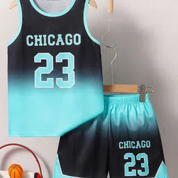 INCLUD Boys Chicago Printed T-shirt With Shorts-image-7