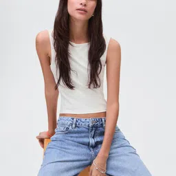 MANGO Boat Neck Crop Top-picture-41