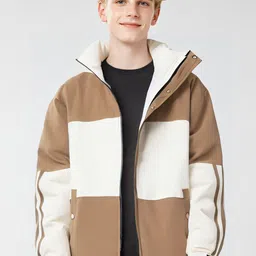 StyleCast x Revolte Men Colourblocked Tailored Jacket-image-10
