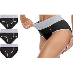 Diving Deep Women Pack of 3 Cotton Assorted Hipster Briefs-image-82