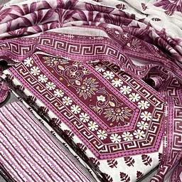 SALWAR STUDIO Printed Pure Cotton Unstitched Dress Material-image-70
