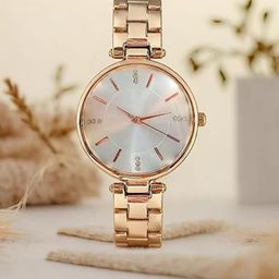 THE SHOPOHOLIC Women Dial & Stainless Steel Straps Analogue Watch RT-ROSE-image-34