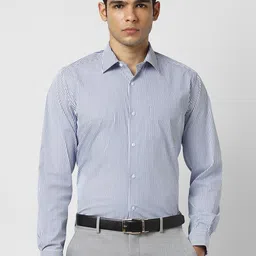 Van Heusen Pin Striped Spread Collar Formal Shirt-image-6