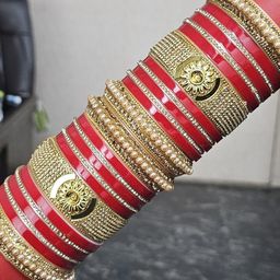 Mehpriye Alloy Gold-Plated Bangles-image-39