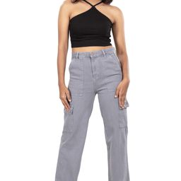 BELLE ALLE DENIM Women Cotton Straight Fit High-Rise Jeans-image-93