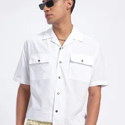 glitchez Utility Comfort Oversized Shirt-image-62