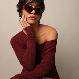 ONLY Women V-Neck Pullover Sweaters-image-90