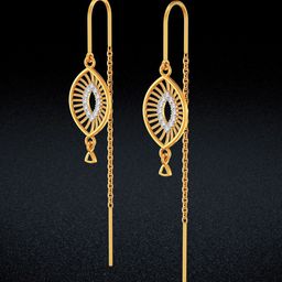 Joyalukkas Yellow Gold 22 Kt Earrings-picture-47