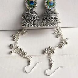 Mehpriye Classic Jhumkas Earrings-31