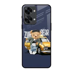QRIOH Adventurous Bear Printed Oneplus Nord 2T Back Case-14