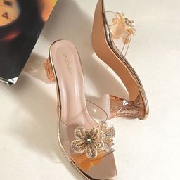 CLOG LONDON Embellished Block Heels Sandals-88