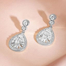 Rubans Teardrop Shaped Drop Earrings-33