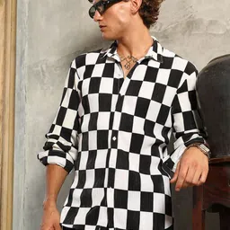 Campus Sutra Comfort Checked Casual Shirt-image-58