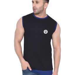 Blisstone Men Indigo Applique Slim Fit T-shirt-picture-35