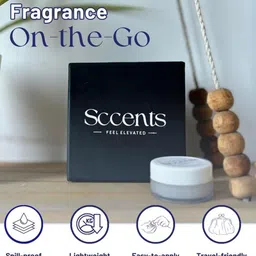 Sccents Sandalwood Solid Long Lasting Eau De Parfum- 10 g image 2