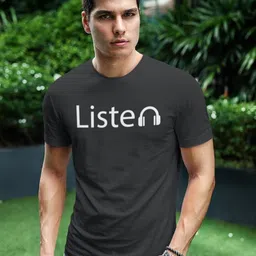 MORDEN MUSE Typography Printed Pure Cotton Slim Fit T-shirt-picture-34