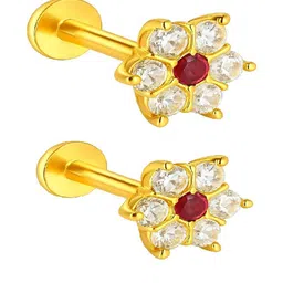 J & C Fashion Arena Women Gold Earrings-54