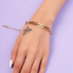 SALTY Stainless Steel Geometric Chain Link Bracelet image 5