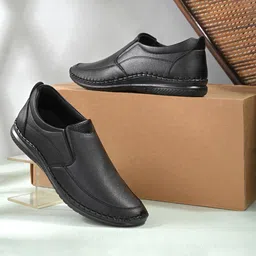 Provogue Men Leather Formal Slip-Ons-image-26