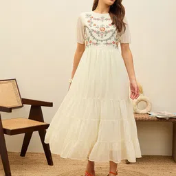 SASSAFRAS Maxi Midi Dress-image-59