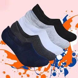 MJE Men Pack Of 5 Durability Shoe Liners Socks-18