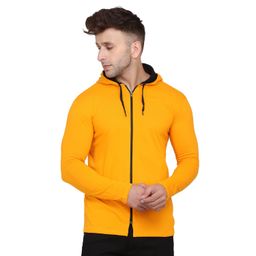 BEYOU FASHION Hooded Slim Fit T-shirt-image-73