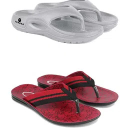 PENNEN Men Set Of 2 Self-Design Flip-Flops-42