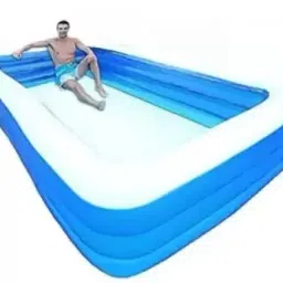 10 FEET Bath tub for Baby Inflatable Rectangular Pool with Pump Inflatable Swimming Pool-7