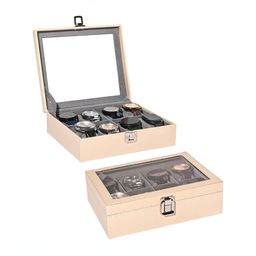 Aura Cream-Coloured Set of 2 Regular Jewellery Organiser Organisers-24