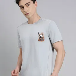 CASUALBUD Men Printed Tropical Raw Edge T-shirt-picture-49