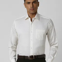 Van Heusen Men Spread Collar Geometric Printed Cotton Slim Fit Formal Shirt-image-53