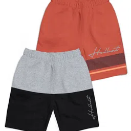 HELLCAT Boys Typography Printed Shorts-4