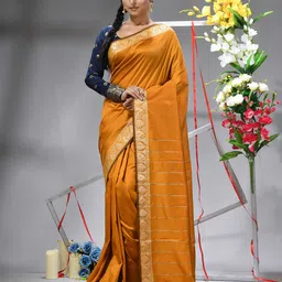 TANTLOOM Solid Zari Kanjeevaram Saree-image-59