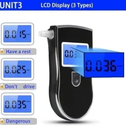 real instruments Portable Breathalyzer Digital AT818 Alcohol Tester High Accuracy LCD Display Analytical Scale image 2