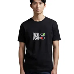 PULP Music World Typography Printed Pure Cotton T-Shirt-image-28