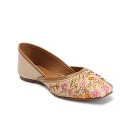 Alishtezia Women Embellished Open Toe Flats with Embroidered-image-85