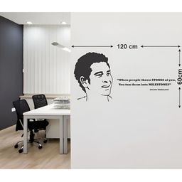 LANSTICK Sachin Tendulkar Quotes wall Sticker-image-36
